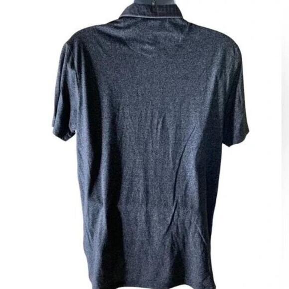 Denim & Flower Slim Fit Polo Shirt 3/4 Button Front Men's Size XL Top - Picture 4 of 9